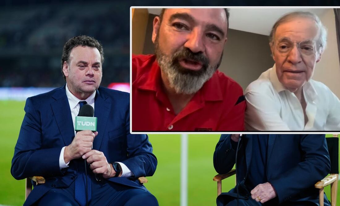 David Faitelson y Odin Ciani se pelean Foto: Especial