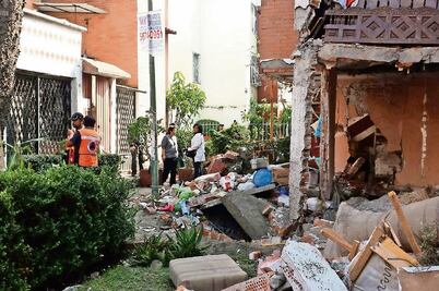 Explosión en Coyoacán deja cuatro lesionados