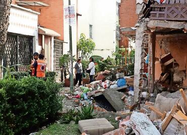 Explosión en Coyoacán deja cuatro lesionados