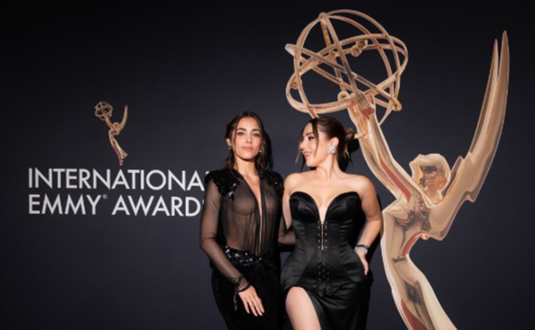 Yare Santana y Diana Bovio en los Emmy Internacional.