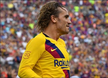 Griezmann anota su primer gol con el Barcelona