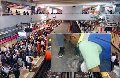 Con maniobra Heimlich, personal del Metro salva la vida a un bebé que se asfixiaba