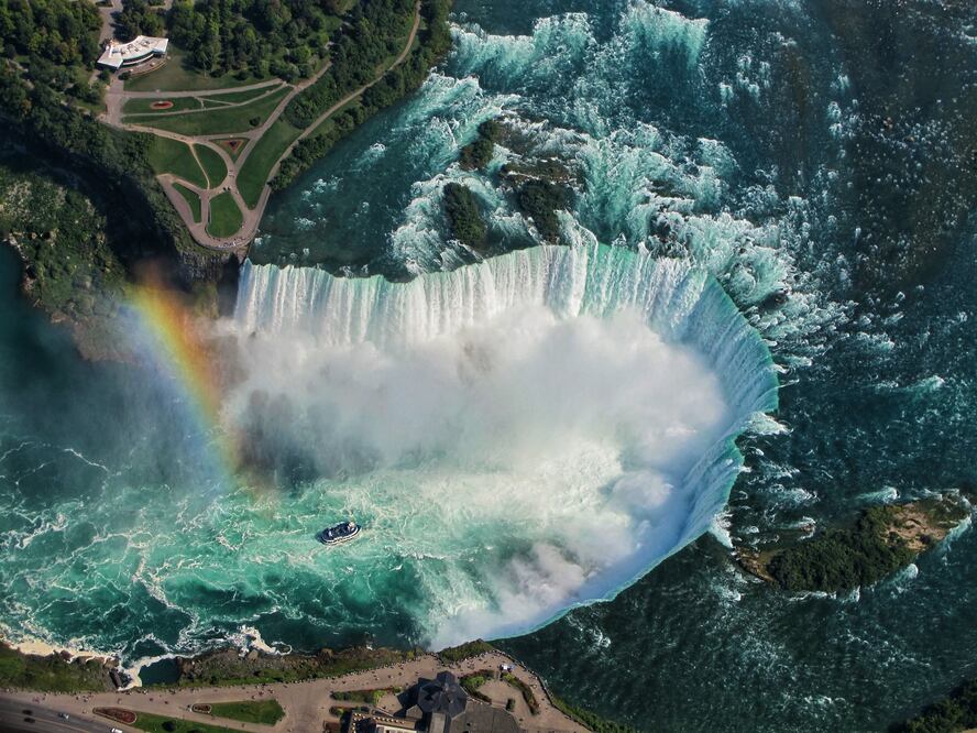 Las Cataratas del Niágara son una frontera natural entre Canadá y Estados Unidos. (Foto: Istock)