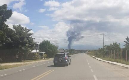 Explota pipa con gasolina en la frontera de Chiapas y Guatemala