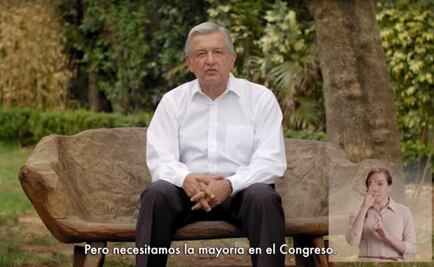 Descarta INE bajar spots de AMLO donde pide ganar mayoría en Congreso