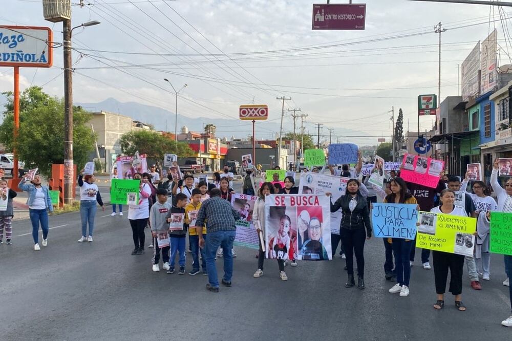Familiares, amigos, vecinos, conocidos y personas solidarias, marcharon en demanda de justicia Foto: Especial