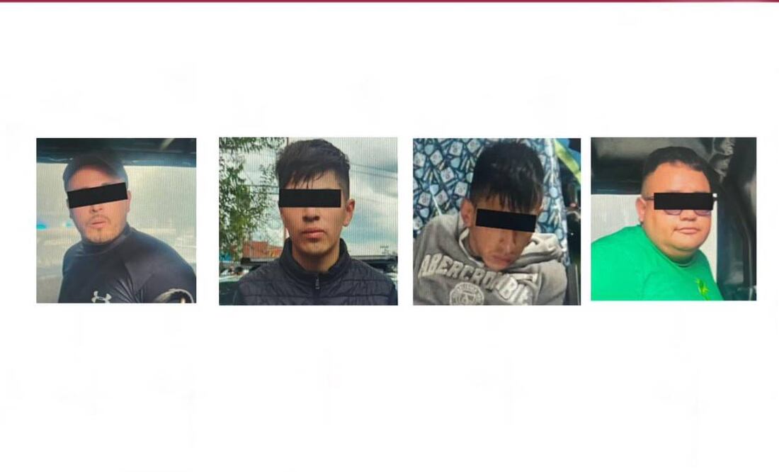 Detenidos por robo a ciudadanos que cambiaron divisas en el AICM / Foto: Twitter