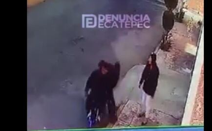 Video. Asaltan a joven a plena luz del día en Ecatepec 