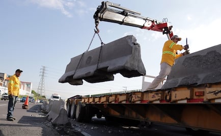 Retiran muros divisorios del Paso Exprés en Cuernavaca