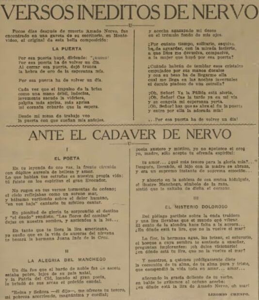 Los restos de Amado Nervo tardaron 5 meses en llegar a México y el país no escatimó en su funeral