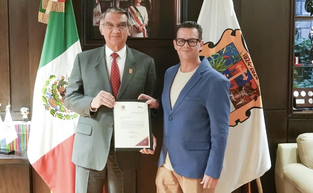 Gerardo Algarín Hernández, titular de la Coordinación de Comunicación Social del Ejecutivo de Tamaulipas (17/03/2026). Foto: Especial