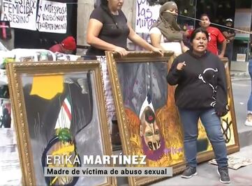 A AMLO le importa más un cuadro que la violación de mi hija: madre de víctima