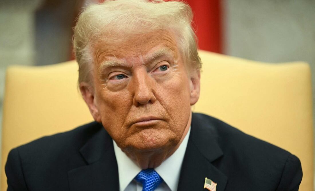 El monumento que Trump tiene que inaugurar en México. Foto: AP