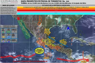Lluvias afectarán esta noche gran parte del país