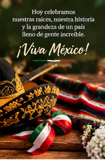 Las mejores imágenes para compartir por WhatsApp este 15 de septiembre. Foto Creada con IA