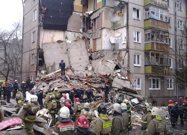 Van siete muertos por explosión de gas en Rusia