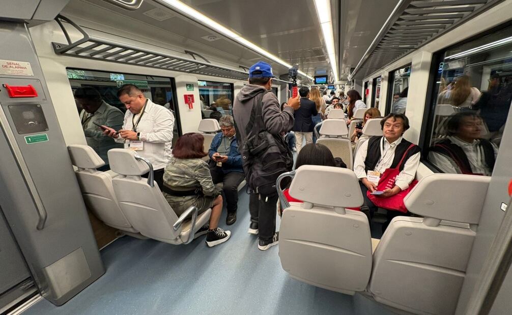 Inauguran el Tren Felipe Ángeles. Foto: Arturo Contreras