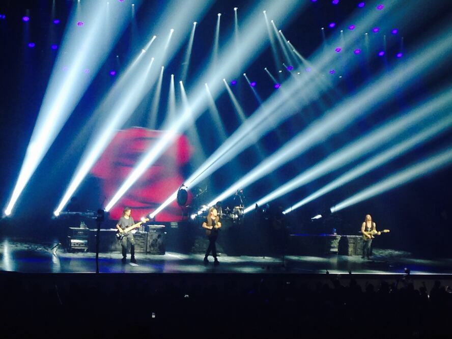 La banda se presentó en el primer concierto en el Auditorio Pabellón M (Humberto Montoya O)