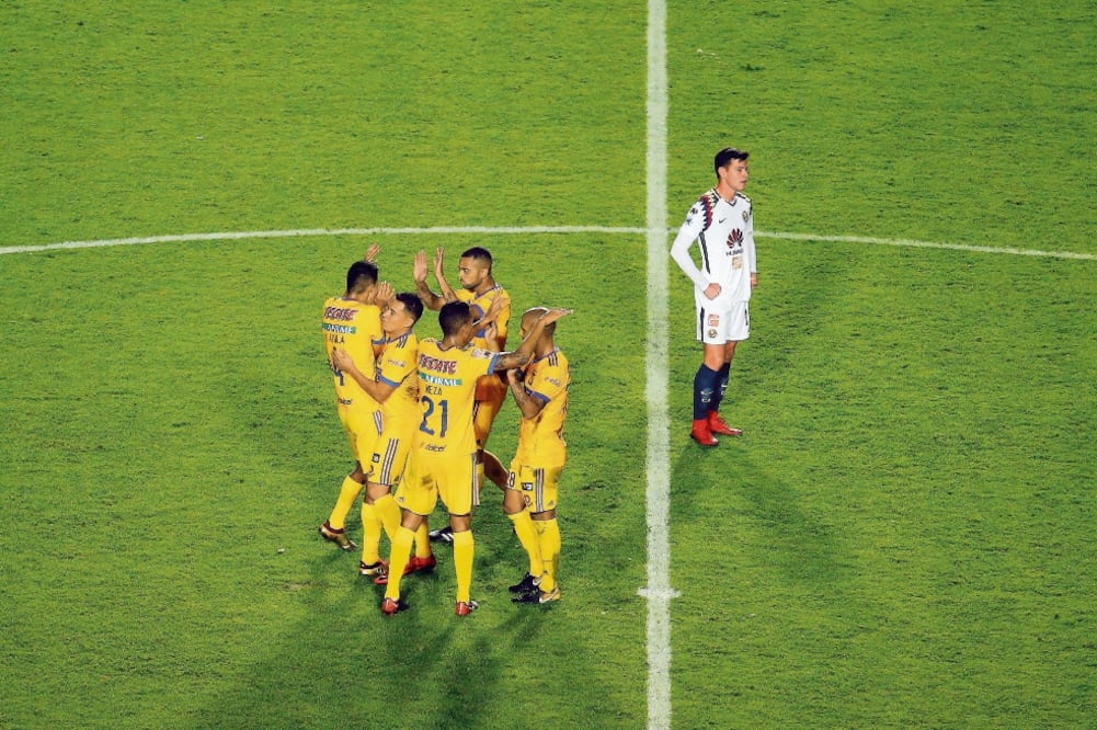 Los Tigres superaron a las Águilas en la final del Apertura 2016. (MIGUEL GARCÍA. IMAGO7)