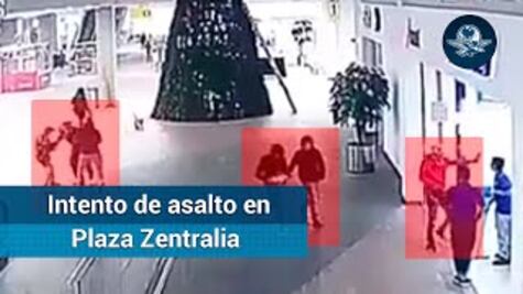 Banda intenta asaltar tienda de celulares en Plaza Zentralia 