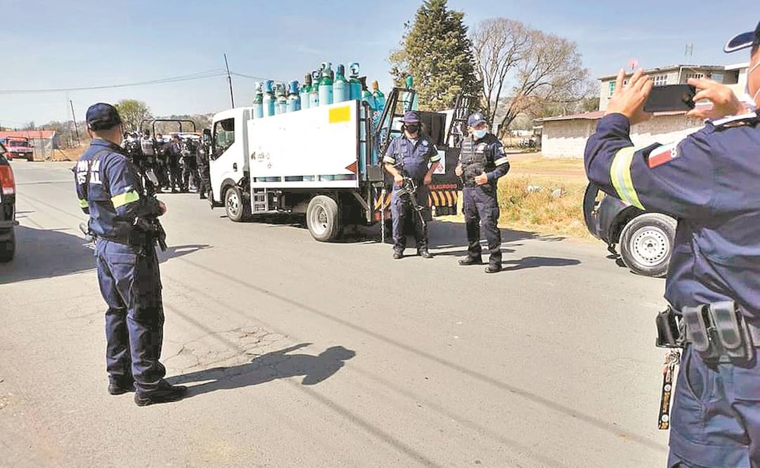 El pasado 19 de enero, varios sujetos armados a bordo de un automóvil interceptaron y robaron un camión que transportaba 55 cilindros en el conjunto habitacional San Rafael en Coacalco. Foto: ARCHIVO EL UNIVERSAL