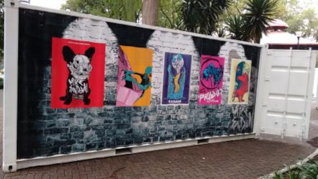 Artistas urbanos en Chapultepec