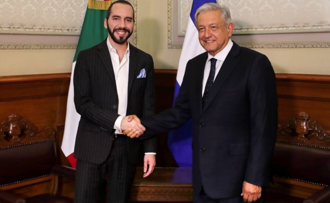 El presidente electo de El Salvador y el presidente de México (Foto: Twitter /@lopezobrador_)