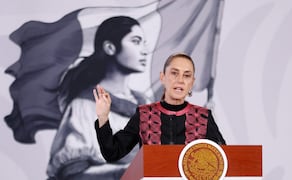 La presidenta Claudia Sheinbaum en la “Mañanera del Pueblo” el 2 de septiembre de 2026 en Palacio Nacional. Foto: Diego Simón Sánchez/ EL UNIVERSAL