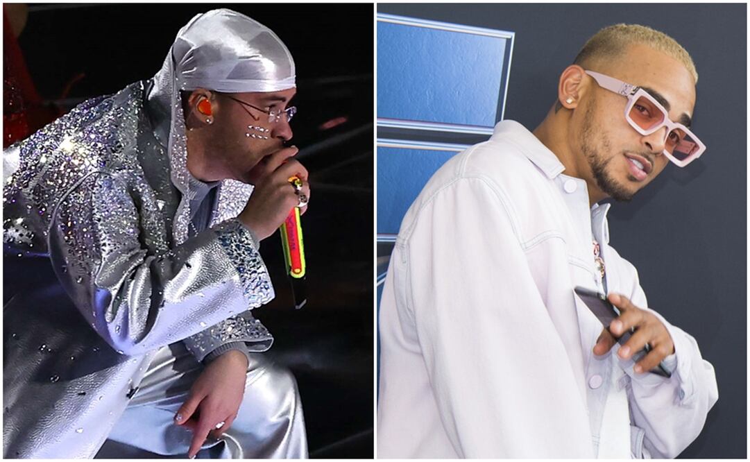Bad Bunny y Ozuna. Foto: Archivo