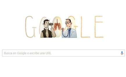 Google celebra al inventor del estetoscopio