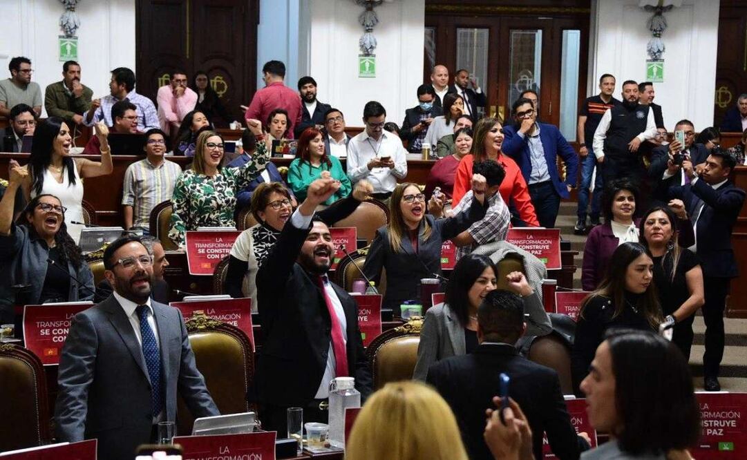 Debaten por casi 5 horas sobre la marcha de la Generación Z en el Congreso de la CDMX.
Foto: Especial.