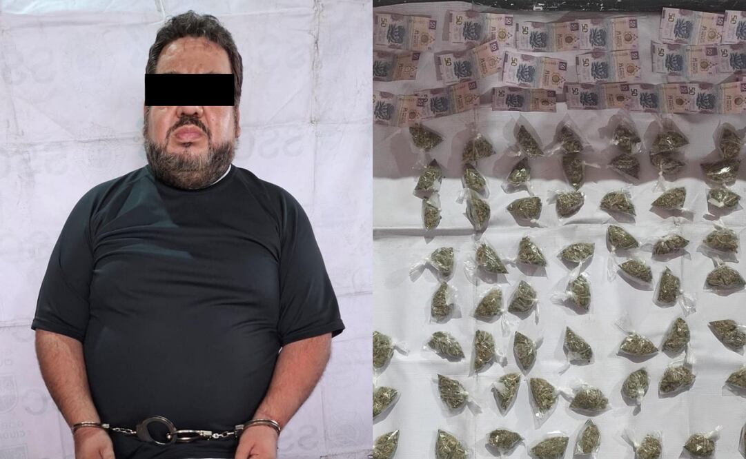 Detienen a hombre por robo a cajeros automáticos del Banco Bienestar (27/03/2025). Foto: Especial