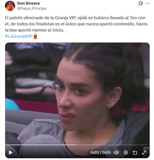 Memes de la eliminación de Alberto del Río de La Granja VIP. Foto: X