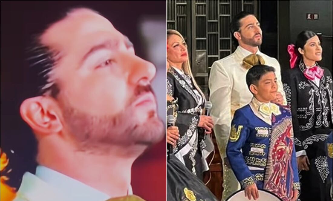 Luis "Potro" Caballero cantó a la Virgen de Guadalupe en su día.
Fotos: Instagram
