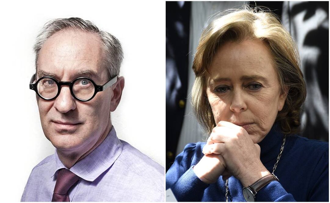 Christopher Domínguez-Michael y María Amparo Casar. Fotos/Archivo El Universal