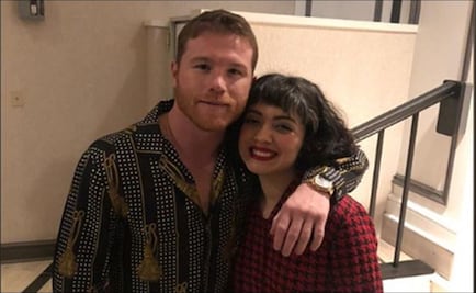 "Canelo" Álvarez se echa palomazo con Mon Laferte