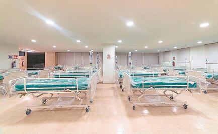 Preparan en CDMX 10 mil camas ante alza de casos