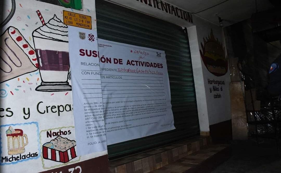 Clausura Tlalpan 5 chelerías en pueblos de la alcaldía. Foto: Especial