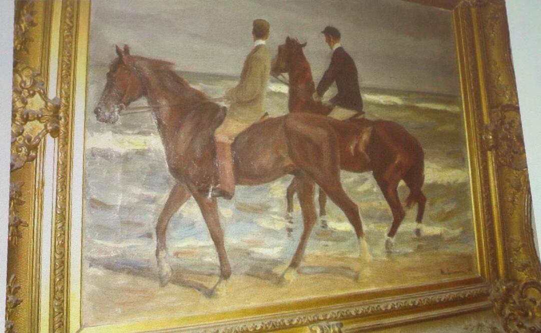 Esta tela de Liebermann es una de las mil 600 obras, entre ellas cuadros de Picasso, Manet y Chagall, halladas en 2012. FOTO: Archivo/REUTERS.