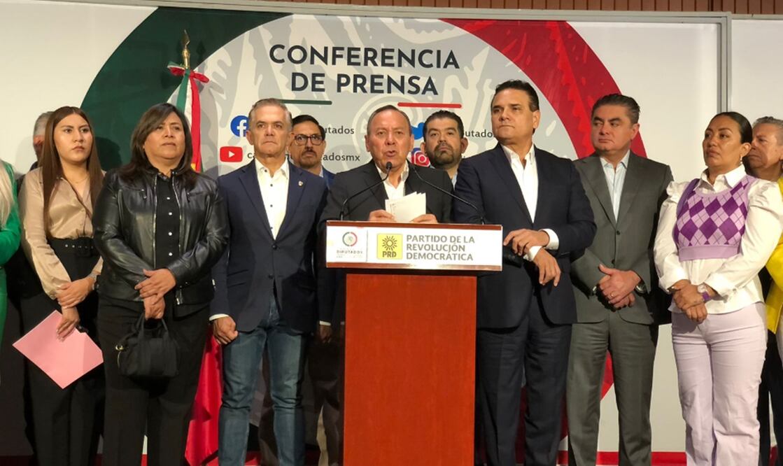 La dirigencia nacional del PRD anunció una “pausa” en su participación al interior del Comité Organizador del Frente Amplio por México. Foto: Diego Simón Sánchez