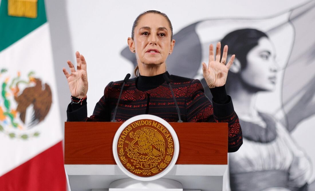 Conferencia matutina de este 9 de octubre de 2025. Foto: Diego Simón / EL UNIVERSAL