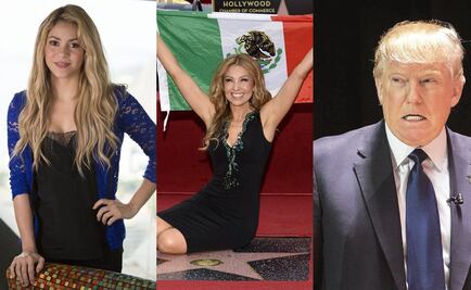 Shakira, Thalía y Estefan se unen contra Donald Trump