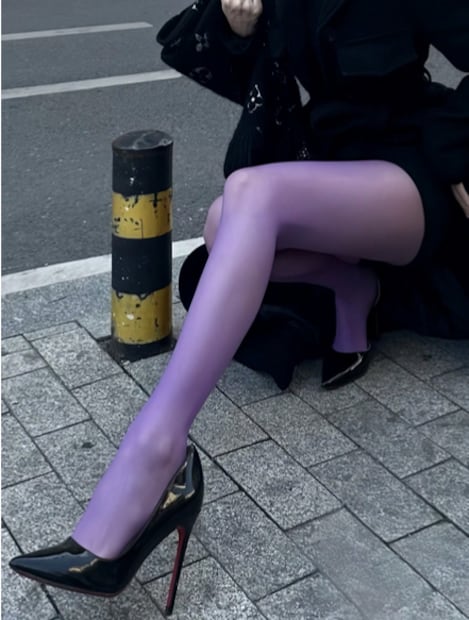 Medias moradas. Foto: SheIn