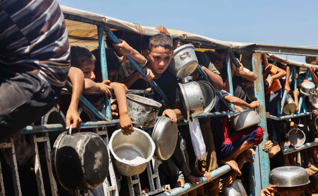 Continúa la hambruna en Gaza pese a alto el fuego: OMS. Foto: AFP