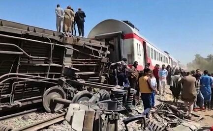 Choque de trenes en Egipto deja al menos 32 muertos y 66 heridos