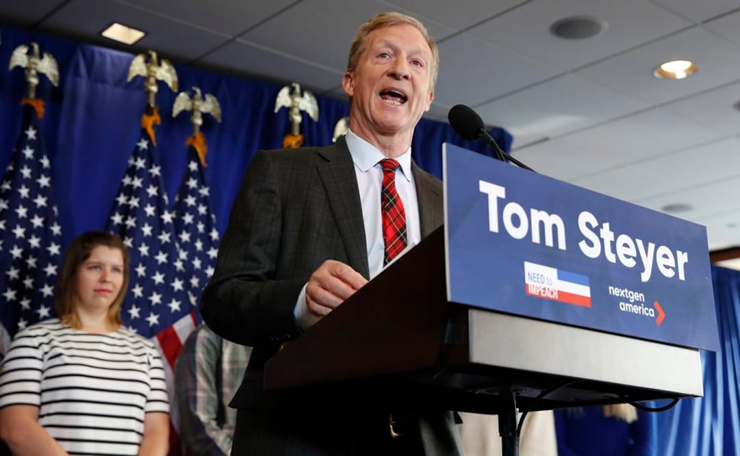 El multimillonario ecologista estadounidense Tom Steyer (Foto: AP)