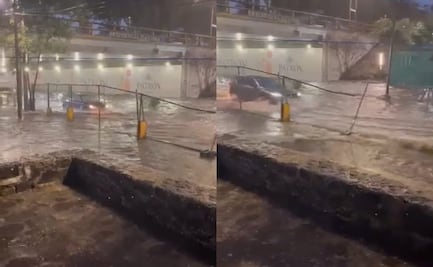 Lluvias dejan encharcamientos e inundaciones en Tlalpan y Magdalena Contreras