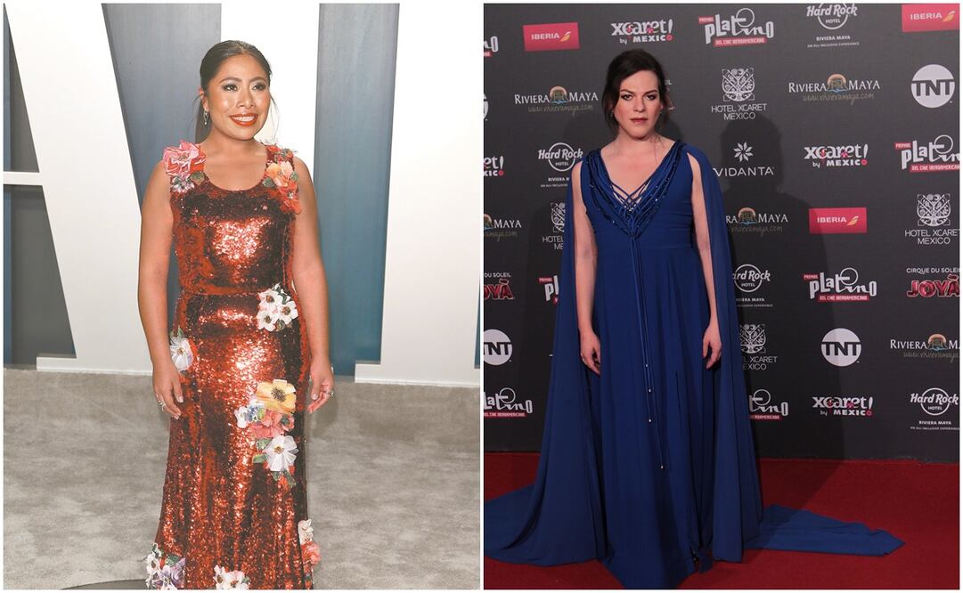 Yalitza Aparicio y Daniela Vega. Fotos: AP y AFP