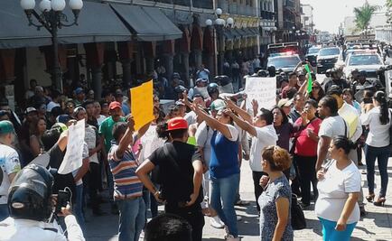 Enfrentamiento entre transportistas y policías deja 8 detenidos en Veracruz
