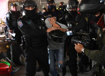 17 detenidos, droga y armas decomisadas, saldo de operativo en Central de Abasto